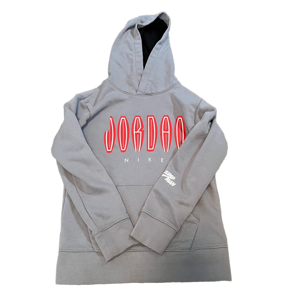 Nike Jordan Gray Hoodie for kids size small